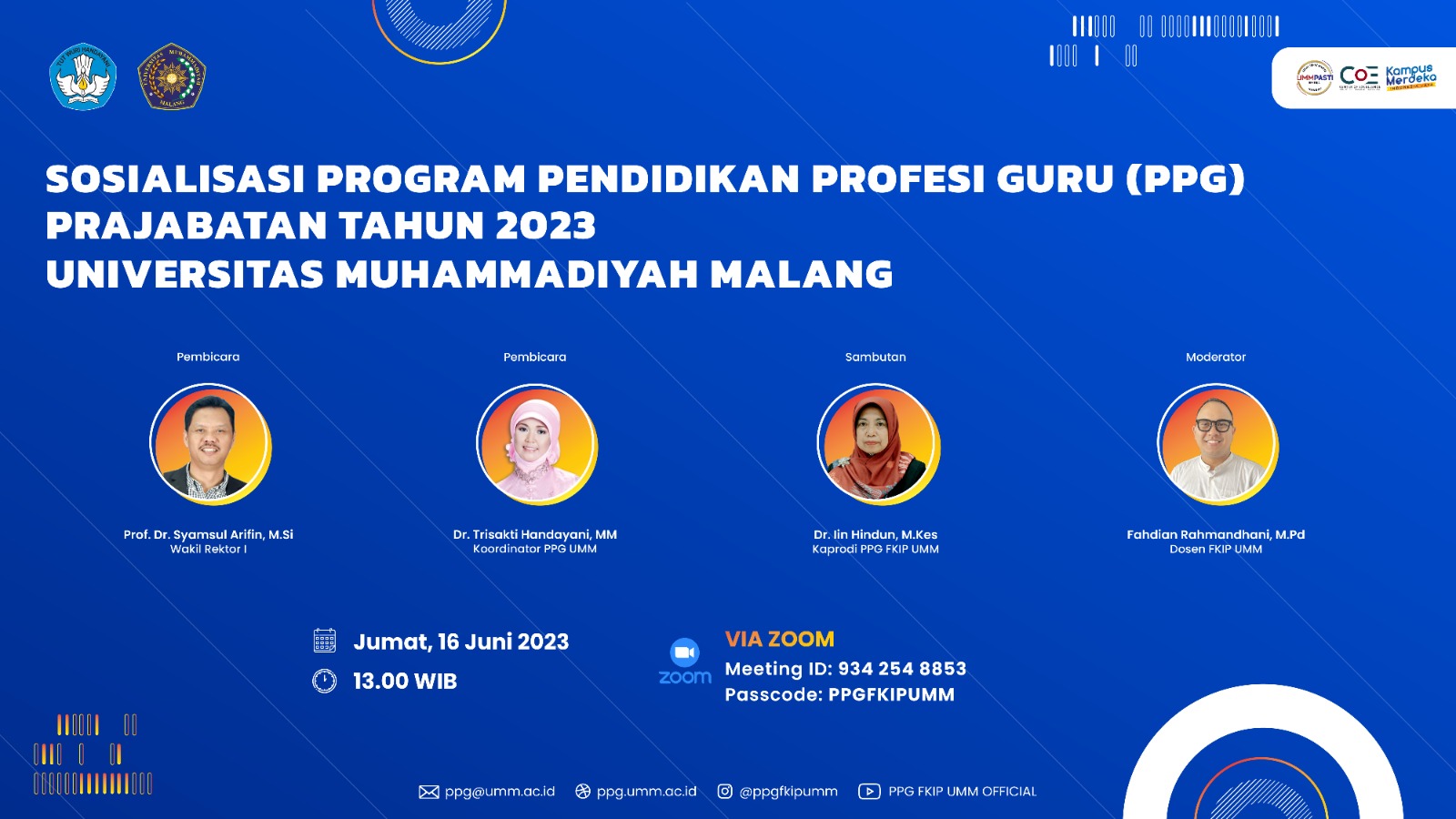 PPG FKIP UMM Ajak Alumni Mendaftar PPG Prajabatan 2023 - Berita ...